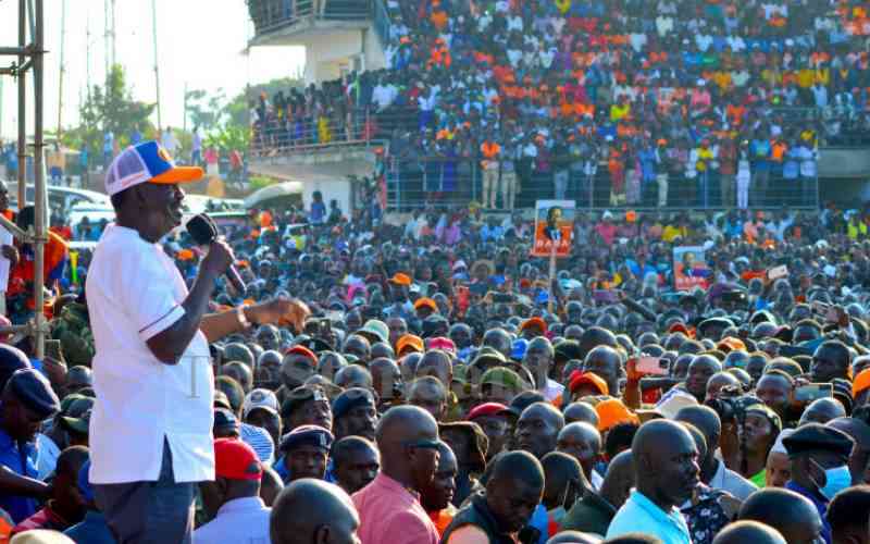 Raila: Ruto has no moral authority to lecture us