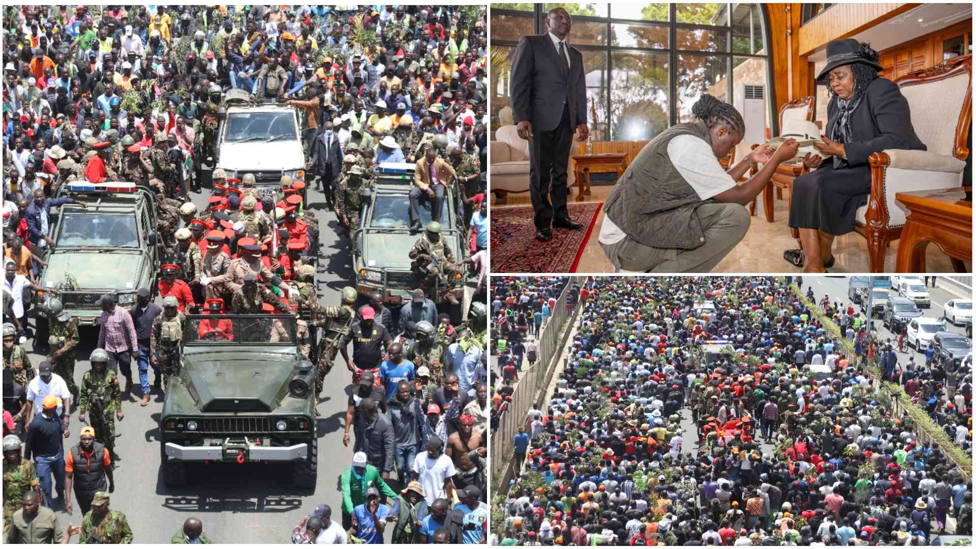 Mourning Raila Odinga in pictures