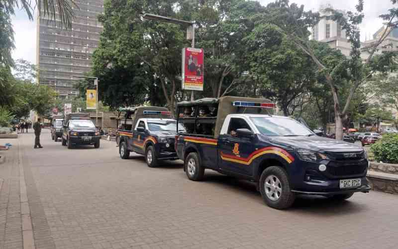 Heavy police presence brings Thika Road to a standstill on Saba Saba