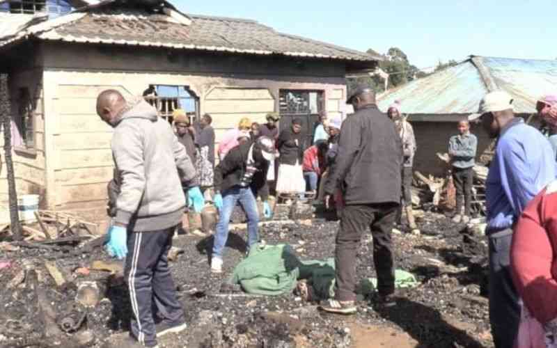 Boy, 10, dies in house fire in Molo