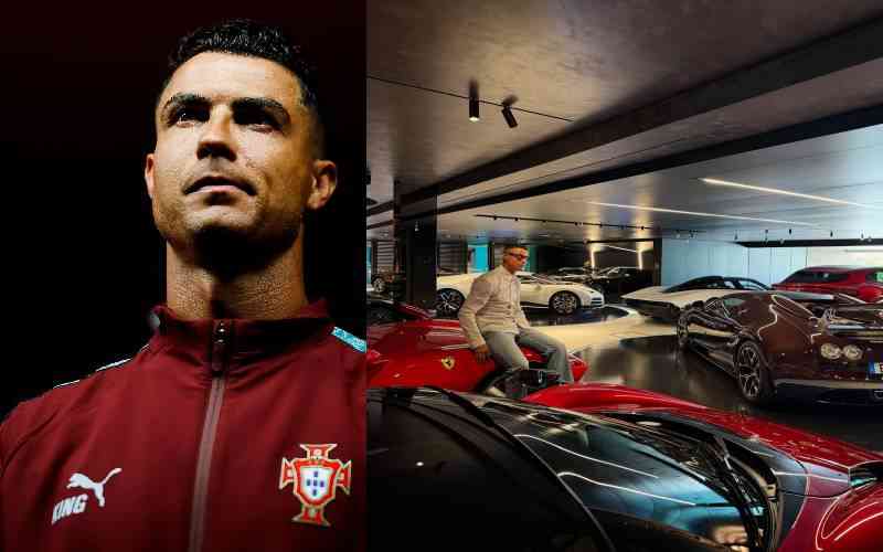 "My toys": Cristiano ronaldo shows his high end car collection