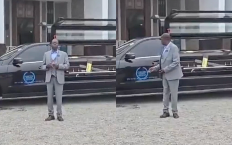 Albert Ojwang's father criticised for endorsing sleek limousine hearse provider in viral video