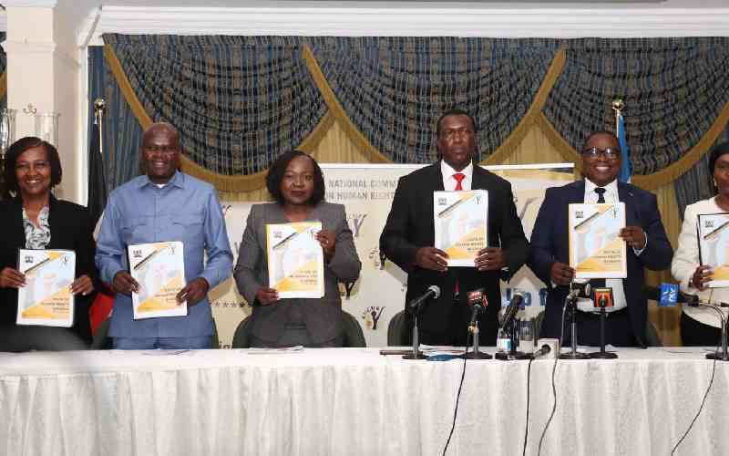 KNCHR warns of rising cases of rights violations