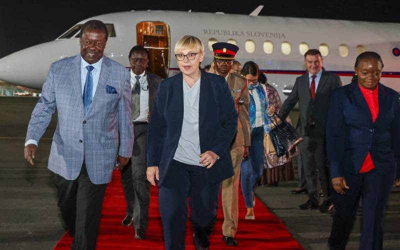 Slovenian President Natasa Pirc Musar in Kenya for three-day state visit