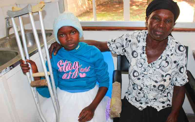 Osteosarcoma: Persistent knee pain that led to girl's brave cancer battle