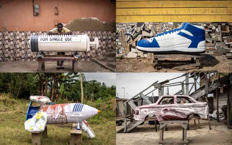 In Ghana, larger-than-life coffins tell the stories of the dead