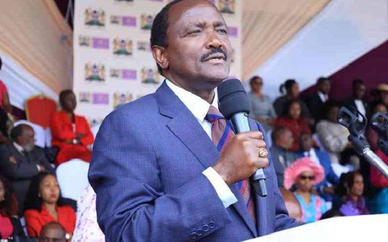 Wiperman Kalonzo loses his cool as Tuju is apprehended 'home and away'