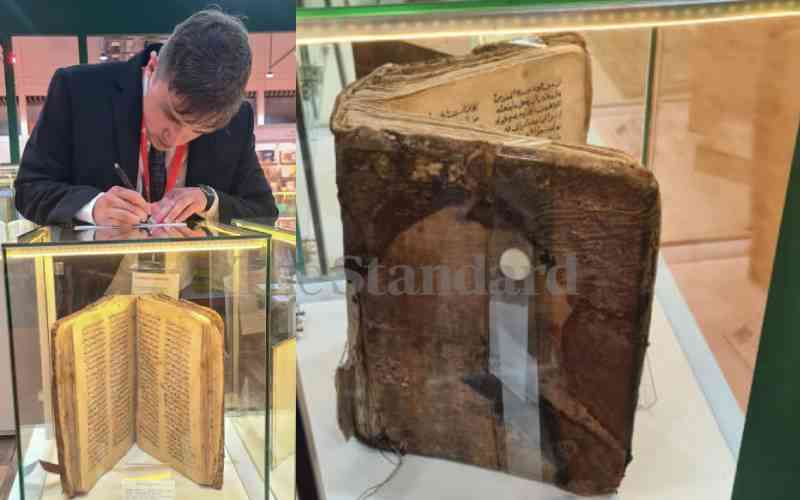 For only Sh37m, you could walk away with a rare book