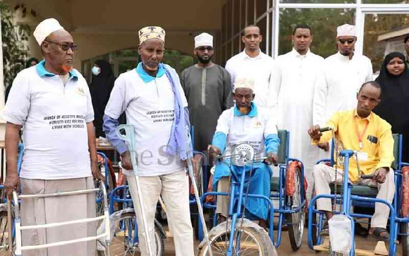 250 PWDs in Mandera benefit from mobility kits