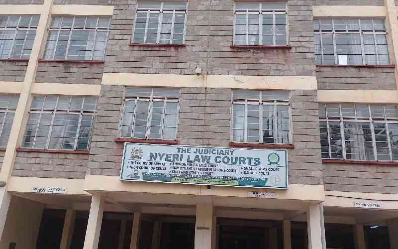 Nyeri lawyers protest over delay in delivery of judgements