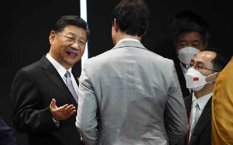 Chinese President Xi Jinping confronts Trudeau at the G-20