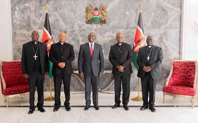 Ruto moves to mend ties with the church a year to elections
