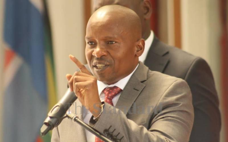 You will be my guests if you break law, Kindiki warns Azimio team