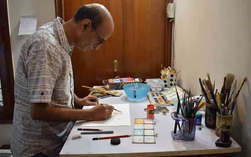 How wildlife, culture inspired Indian painter Neeraj Bakshi's life, art