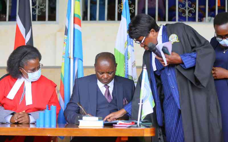 Kisii county gets new deputy governor after four months