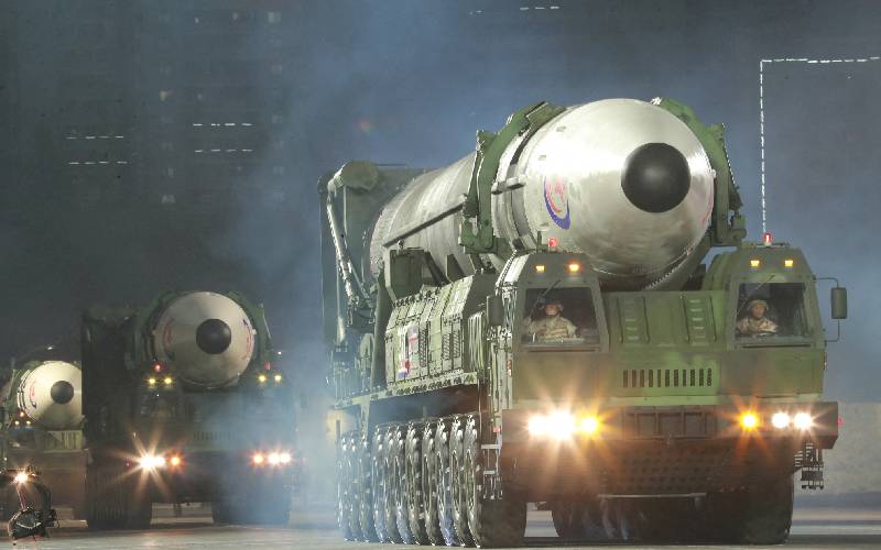 North Korea parades Intercontinental Ballistic Missiles