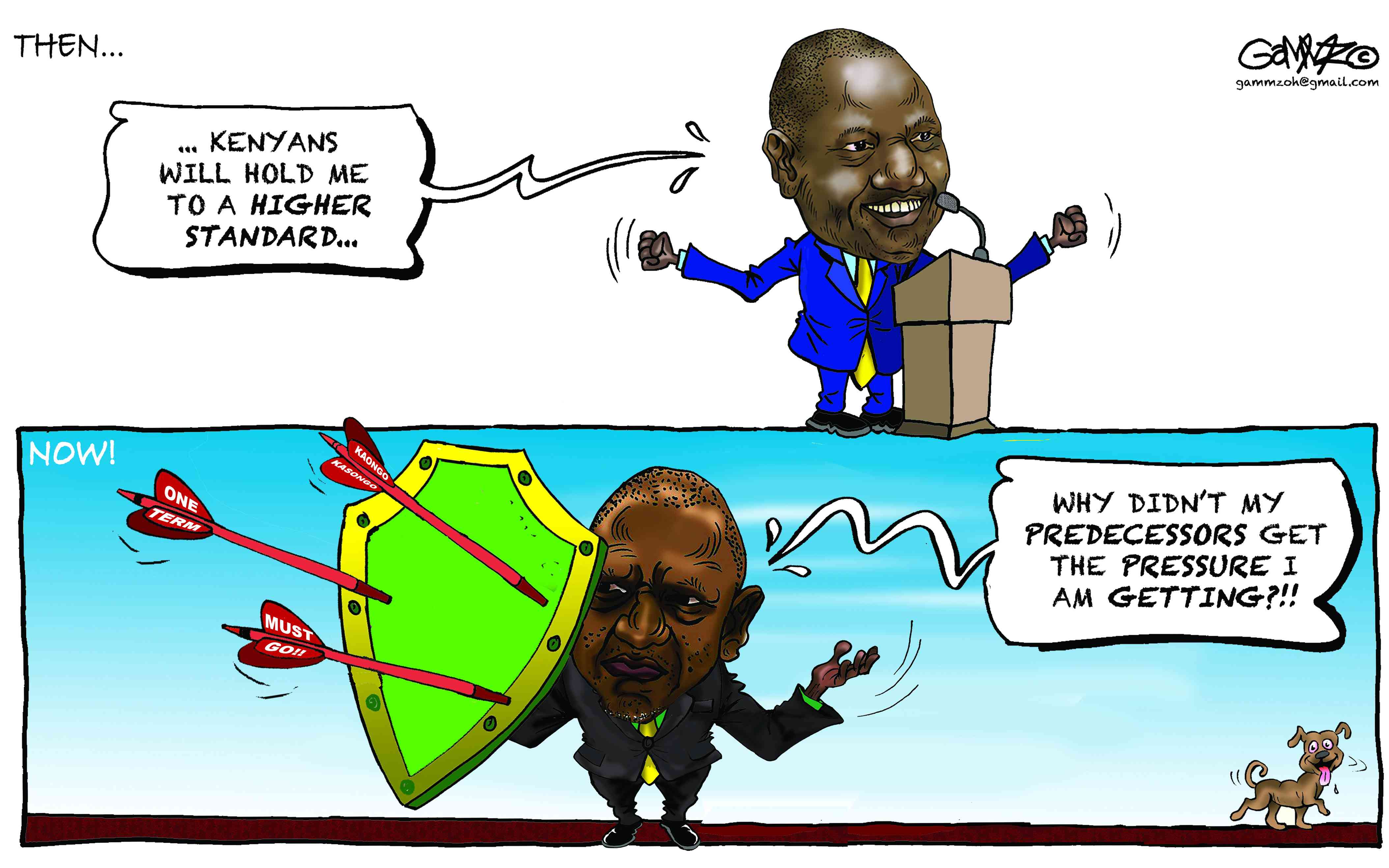 Ruto THEN and NOW