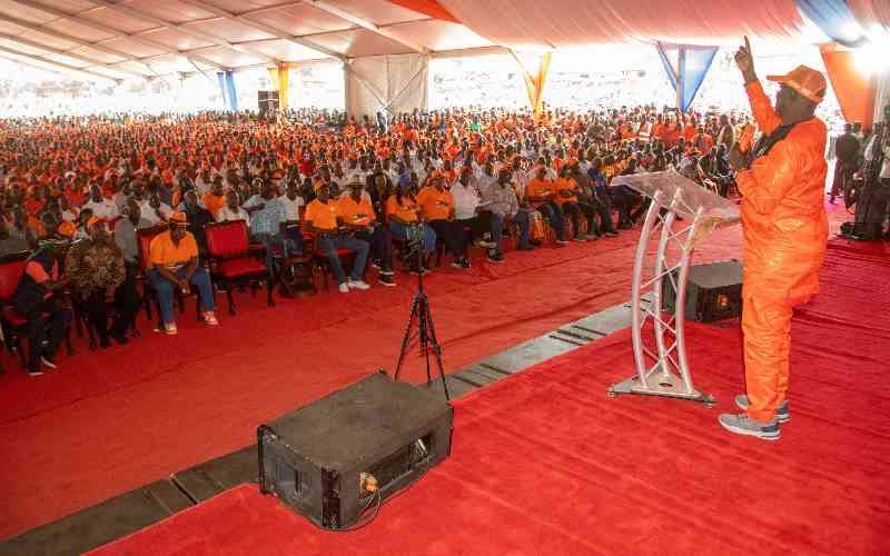 Oburu to critics: Orange party will stay in broad-based government
