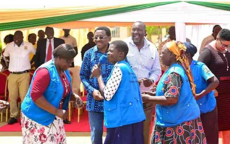 Orengo launches kits for community health staff to promote care services