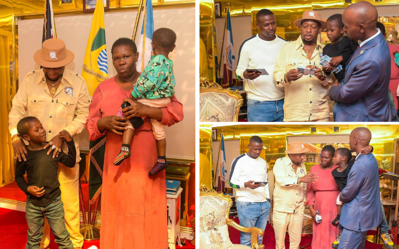 Sonko steps in for "Kwa Mbae" family, donates Sh100k and promises house construction