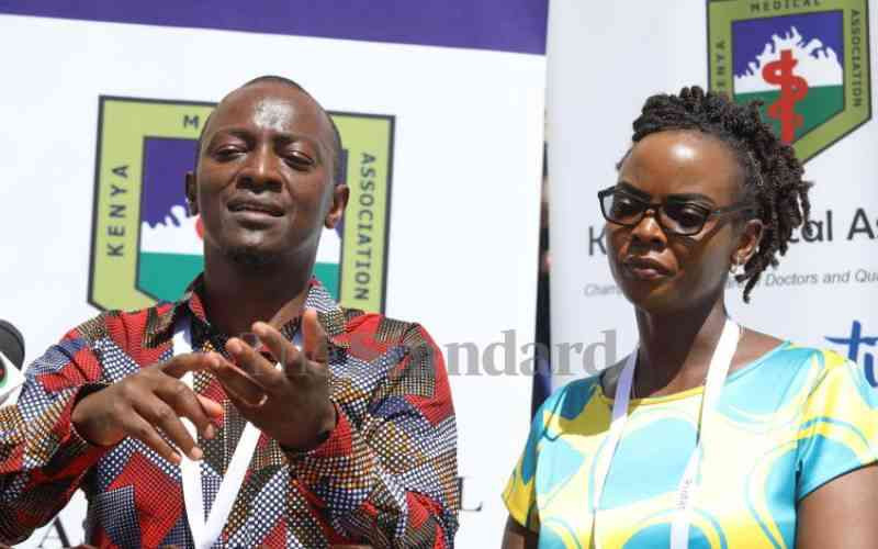 Doctors protest 'persecution' as Job Obwaka detained