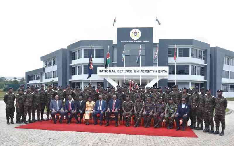 Defence University will boost security studies in the country, says Uhuru