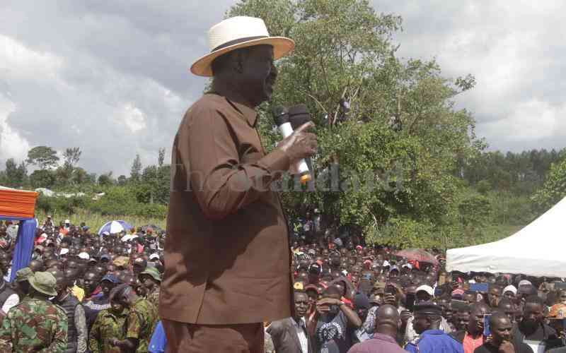 Raila slams Ruto regime, accuses it of failing El Nino flood victims