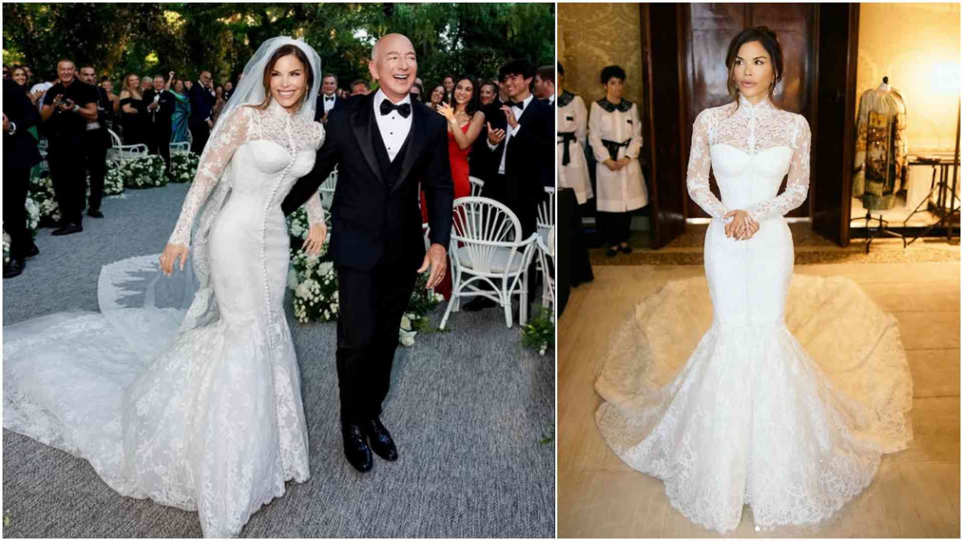 Lauren Sanchez's designer wedding gown stolen during wedding to billionaire Jeff Bezos