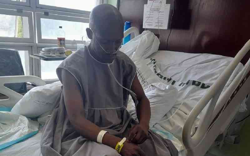 Injured Ofafa Jericho JSS teacher held in hospital as Sh3 million bill pushes family into distress