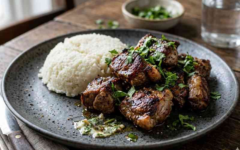 Easy recipe: Pepper-roasted lamb chunks