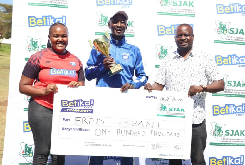 AFC Leopards' Fred Ambani named SJAK Coach of the month for December