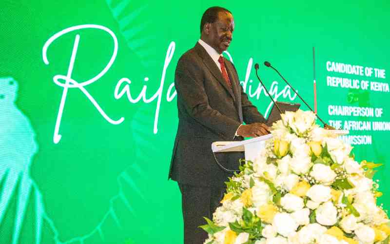 Raila Odinga unveils vision for AUC chairmanship at Addis event