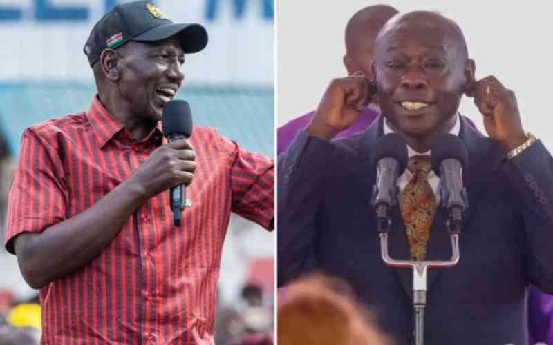 Ruto preaches wine and drinks water on ethnic politics