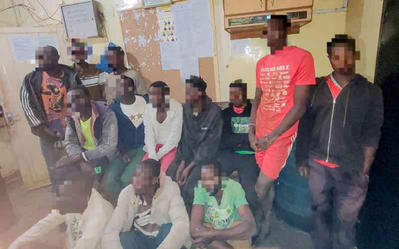 13 suspects arrested in Trans Nzoia gang crackdown