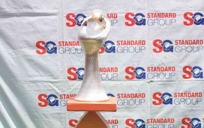 CHAN fever hits Standard Group as trophy makes appearance (Photos)