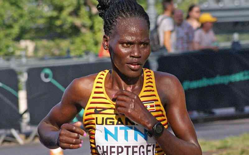 Ugandan athlete Cheptegei sust...