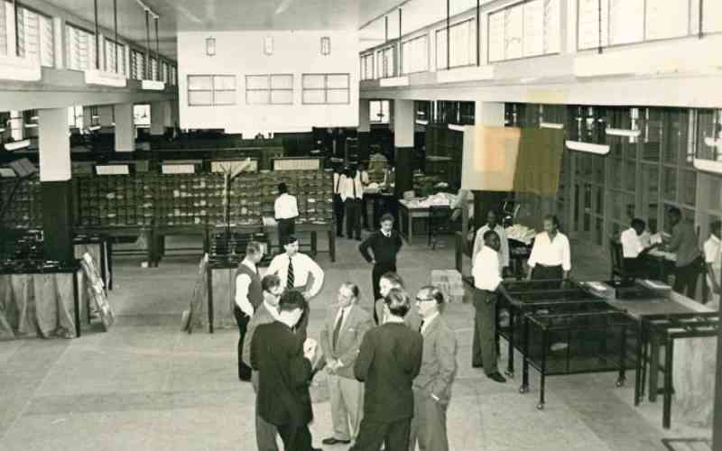 The day Kangema post office operated from a bakery