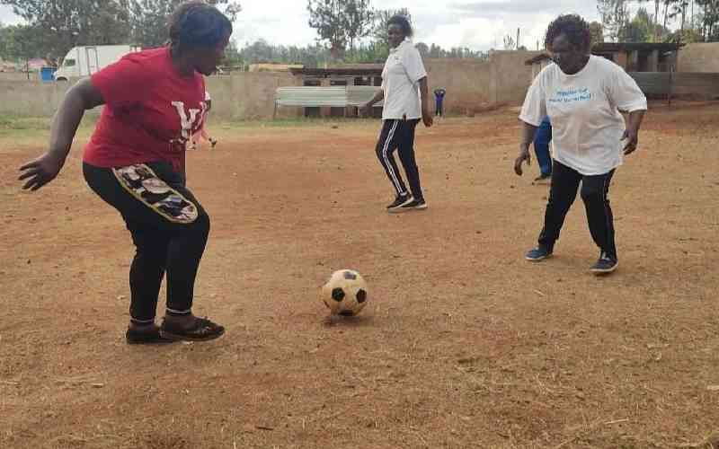 Kirinyaga women turn to football to keep lifestyle diseases at bay
