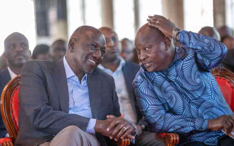 Nyeri Governor Kahiga pledges support for Ruto