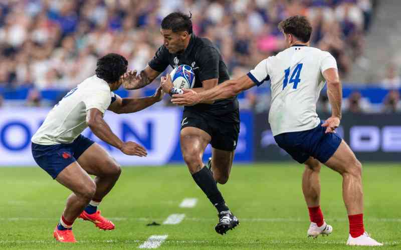 France stuns New Zealand's All Blacks in Rugby World Cup opener