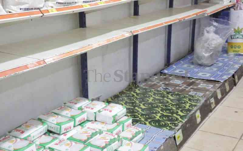 Empty shelves amid unga subsidy hitches