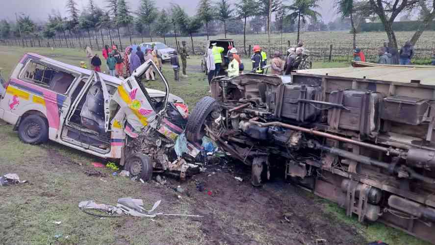 8 killed in a road accident in Ngata area, Nakuru