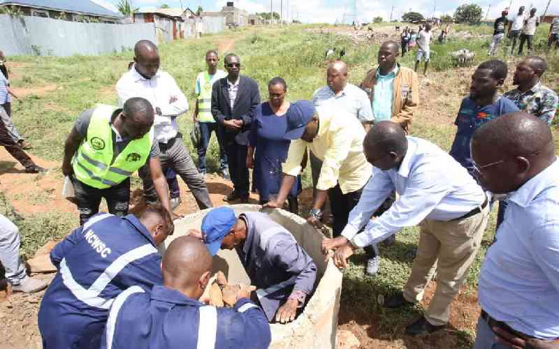 Governor Sakaja blames farmers for burst sewer captured in viral video