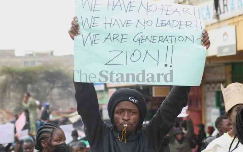 Kenyans are not negative, its anger against rogue elite