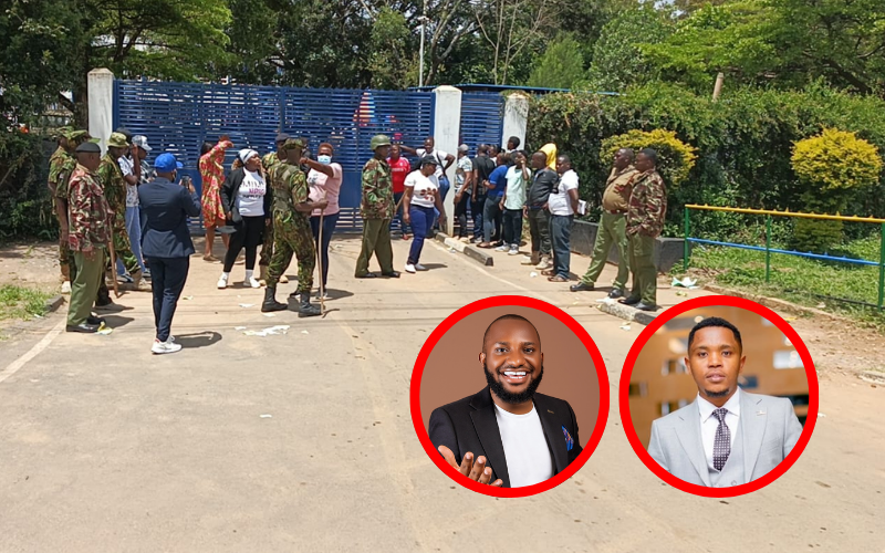 Sammy Kioko, Tom Daktari arrested after chaos at Machakos county headquarters
