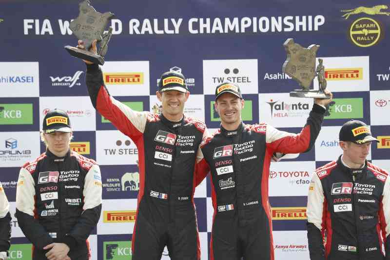 Ogier wins 2023 Safari Rally as Toyota makes a 1-2-3-4 finish