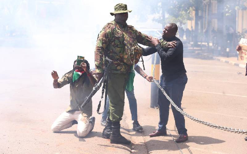 Protestors take to the streets to demand justice for Ojwang'