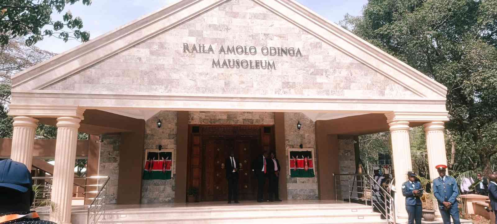 Ruto commissions Raila Odinga mausoleum in Bondo