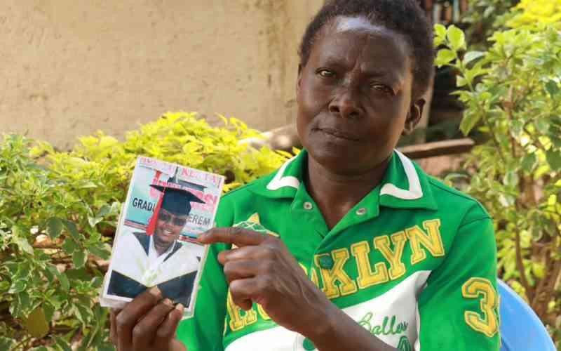 Wife vanished with my grandchildren after I lost my son to Russia's war; Kakamega mother