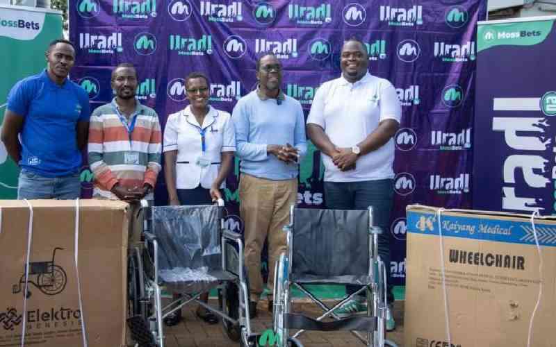 Hospitals in three counties get free wheelchairs